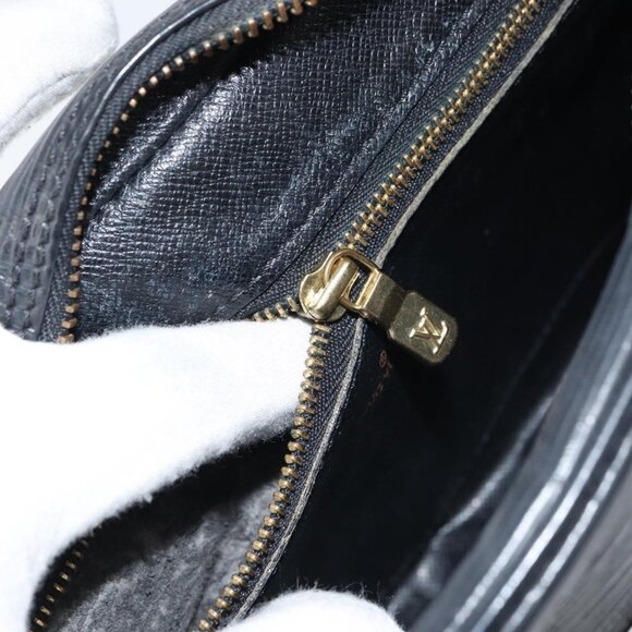 Authentic LOUIS VUITTON Epi Trocadero 23 Shoulder Bag Black M52302 LV - Picture 16 of 16